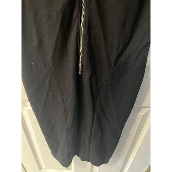 Prairie Underground zip dress Womens M Zip Front Bodycon Pockets USA Grunge Goth - Picture 5 of 8